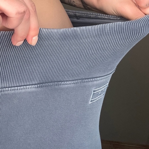 Teal Stretch Leggings - Picture 3 of 6